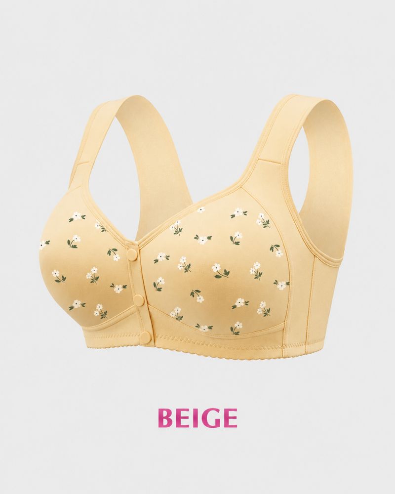 Bügelloser Stütz-BH mit Vorderverschluss