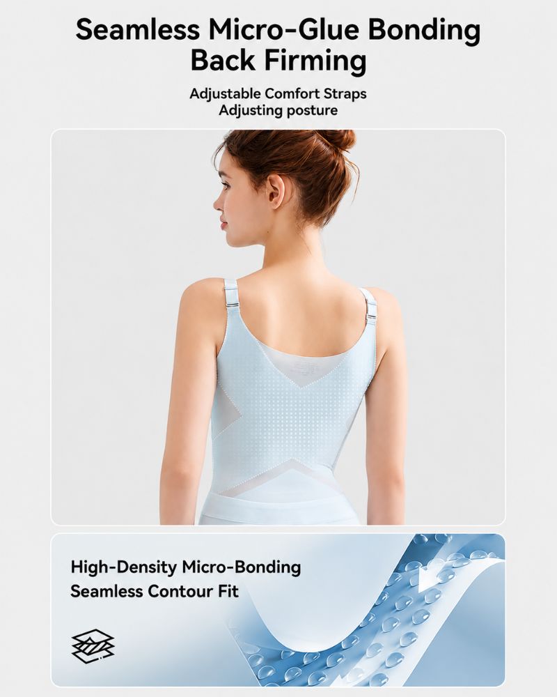 Kühlender Shapewear-Body mit Bauchweg- & Po-Lift-Effekt