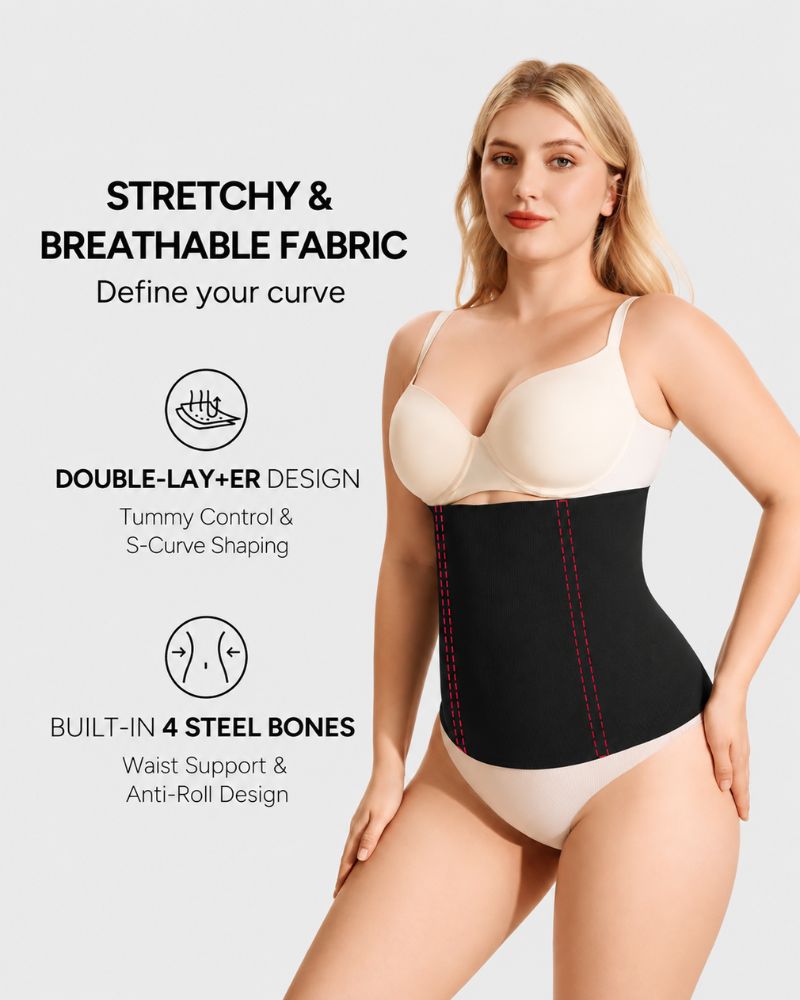 Nahtloser Waist Trainer mit 4 Stäbchen