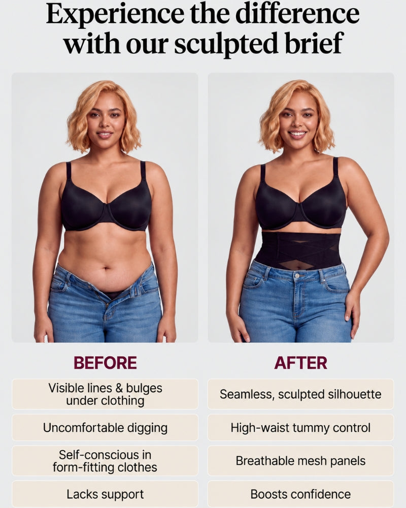 High-Waist Shaping-Slip mit Bauchweg-Effekt