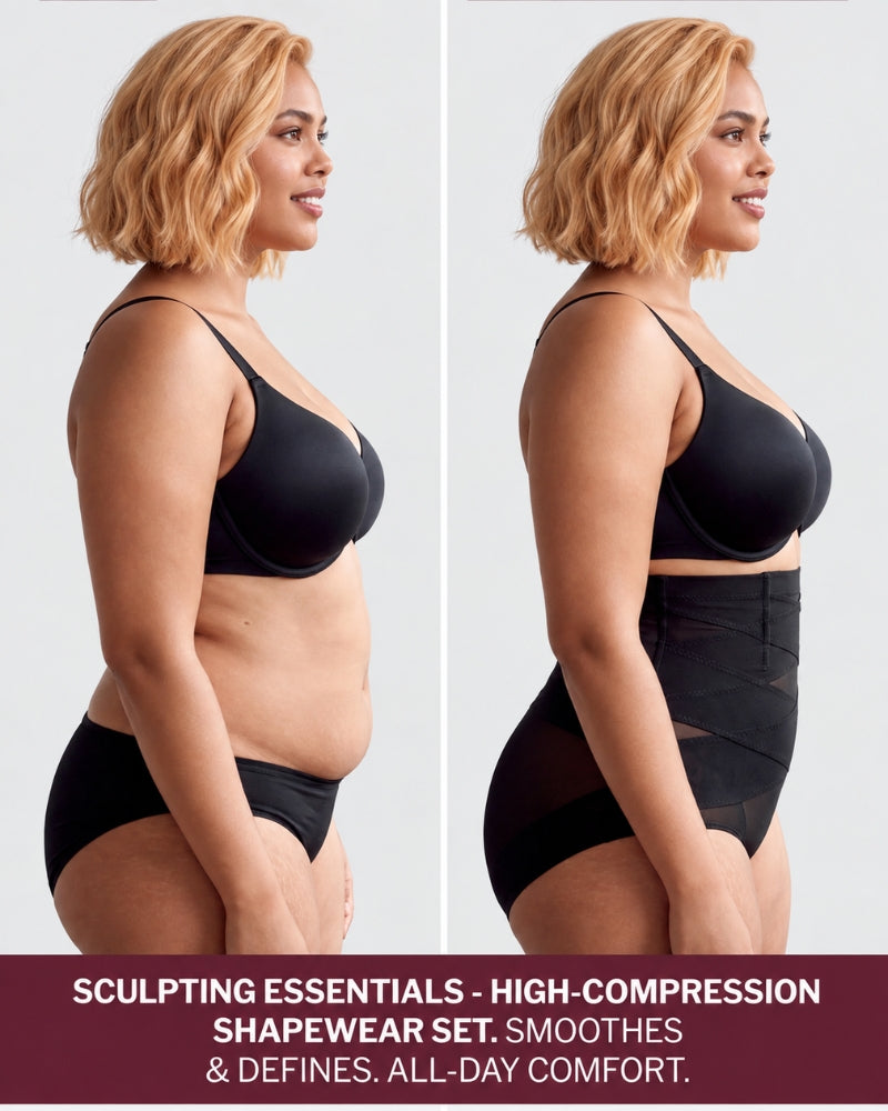 High-Waist Shaping-Slip mit Bauchweg-Effekt