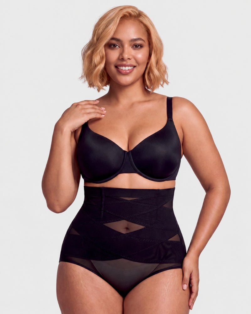 High-Waist Shaping-Slip mit Bauchweg-Effekt