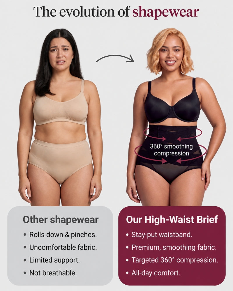 High-Waist Shaping-Slip mit Bauchweg-Effekt